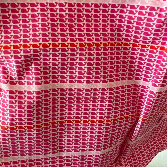Vineyard Vines Pink Whale Striped Mini Skirt Size 6 - Picture 5 of 6